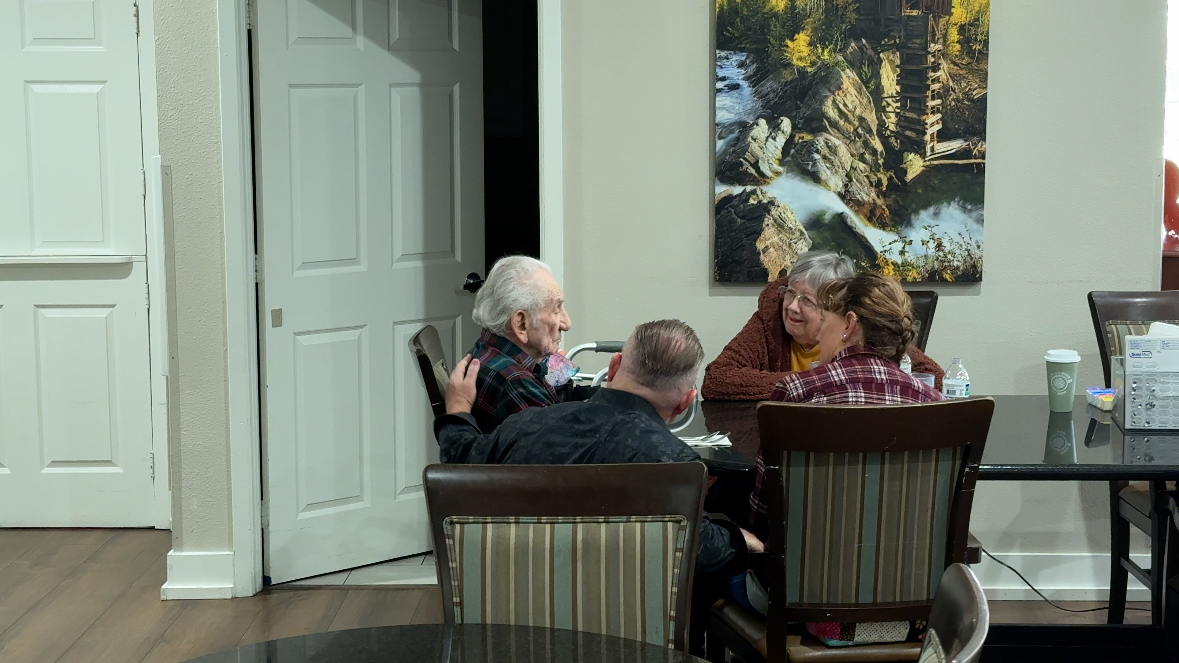 Roger's family with Ted at SCR
